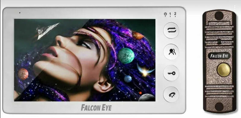 Видеодомофон FALCON EYE KIT Space HD, белый