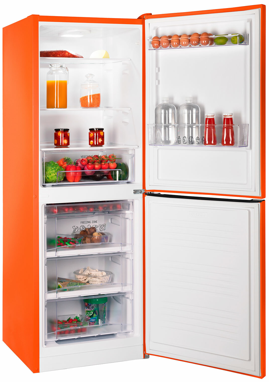 Двухкамерный холодильник NordFrost NRB 161NF Or - фотография № 2