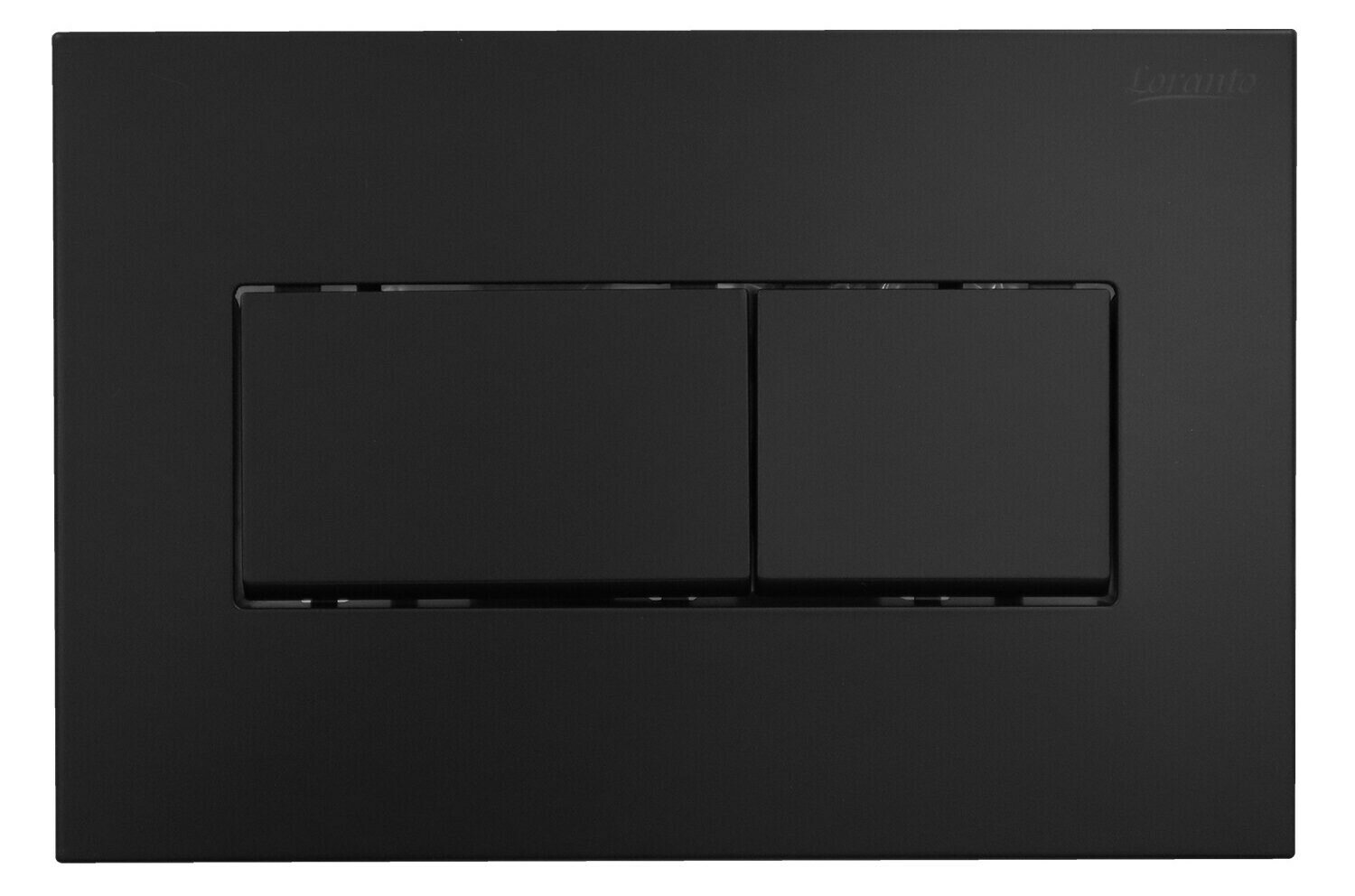 Кнопка смыва Loranto 24.5хх16.5 для инсталляции металл/пластик цвет Черный матовый (7333)