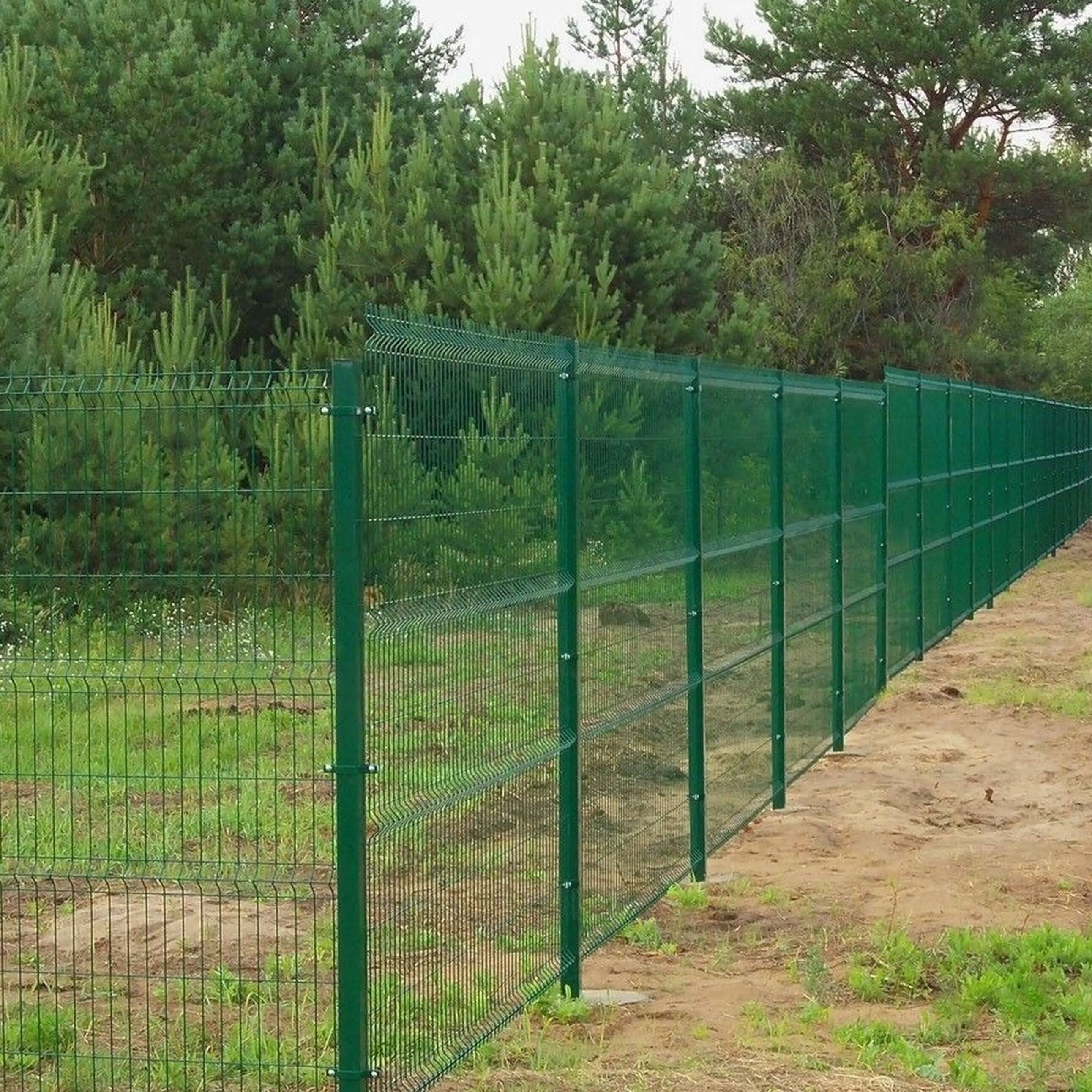 Заборная решетка 2 х 2,5 м зеленая
