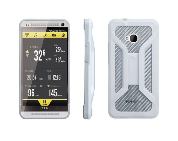 TOPEAK Бокс для телефона, с креплением, для new HTC One, белый