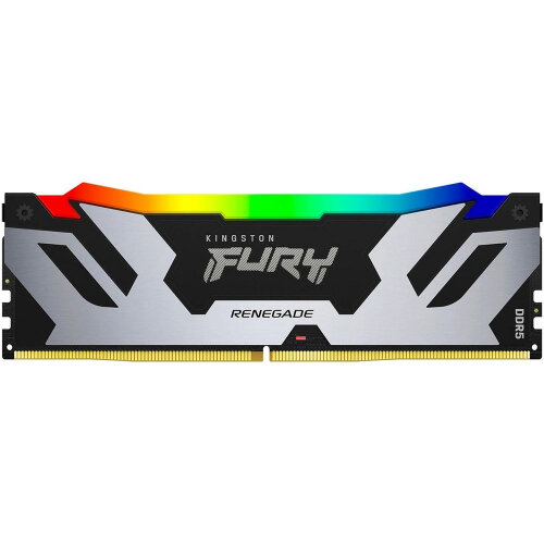 Оперативная память Kingston DDR5 16Gb 7200MHz pc-57600 Fury Renegade Black RGB XMP CL38 1.45V (KF572C38RSA-16)