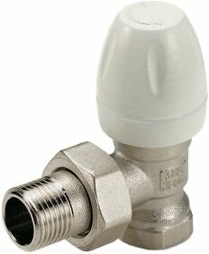 фото Клапан радиаторный угловой Tiemme с термостатической опцией 1/2"