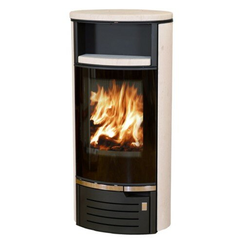 фото ABX Печь-камин ABX Atlantik 5 III(Черная сталь / мокка крем)