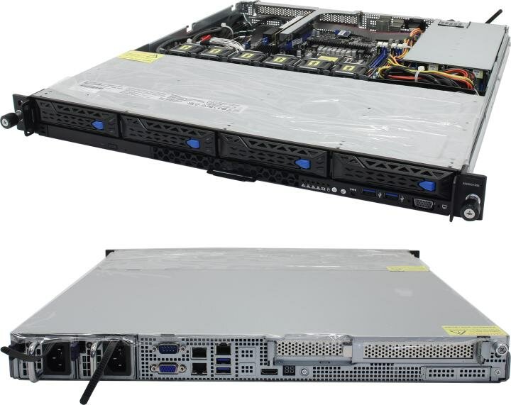 Сервер в корпусе высотой 1U Никс aS6000/1U Z0787733 Xeon E 2386G/64 ГБ/2 x 960 Гб SSD/2 x 4 Тб HDD/Aspeed AST2600