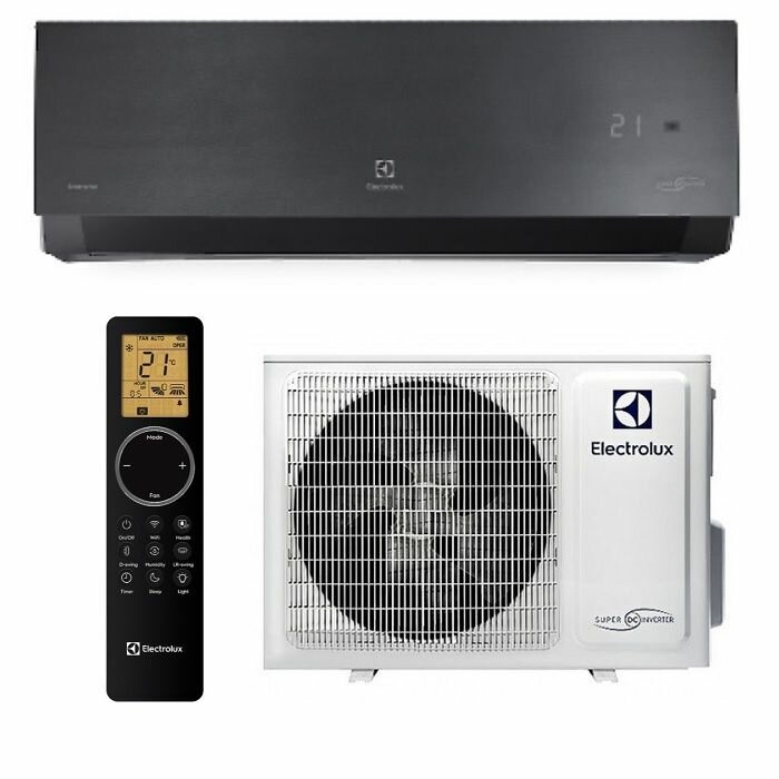 Инверторный настенный кондиционер (сплит-система) Electrolux EACS/I-18HEN-BLACK/N8_24Y