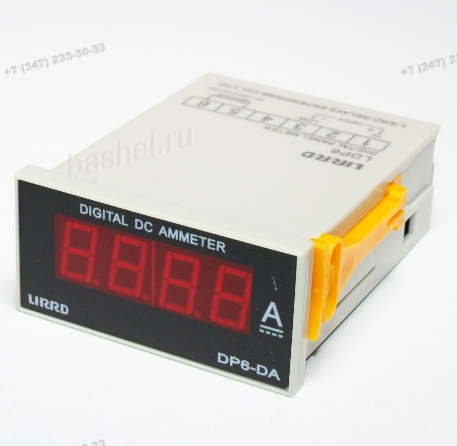 Прибор щитовой цифровой DP-6 10-2000A DC (DP6-DA требуется шунт)