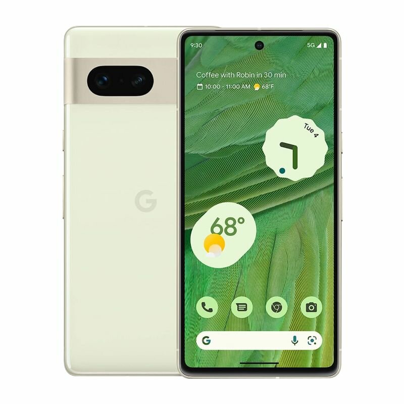 Google Смартфон Pixel 7, поддержка русского языка Google Play NFC, глобальная версия(не японская) 8/128 ГБ, Зелёный