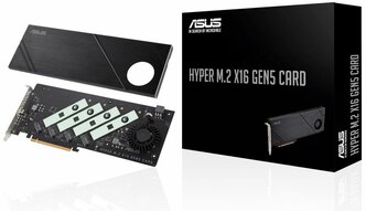 Плата расширения ASUS HYPER M.2 X16 GEN5 CARD /PCIE 5.0 M.2 X16, ADD ON CARD