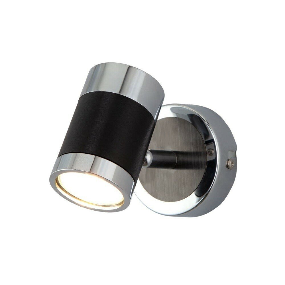 фото Спот настенный накладной хром Eurosvet Prime GU10 50 Вт IP20 под 1 лампу (a058083)