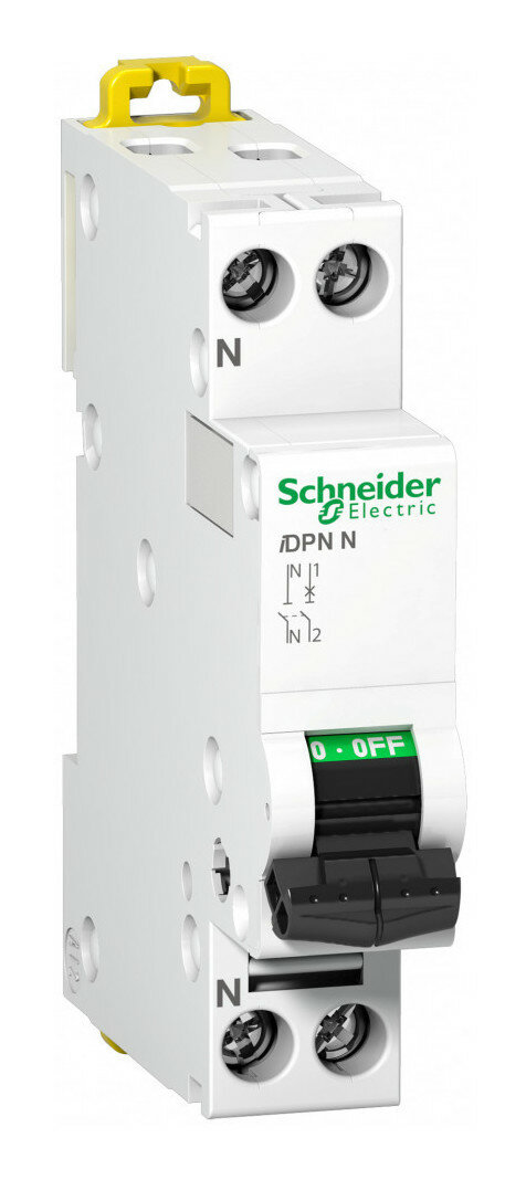 Автоматический выключатель Schneider Electric Acti9 1P+N 20А (C) 10кА A9N21558