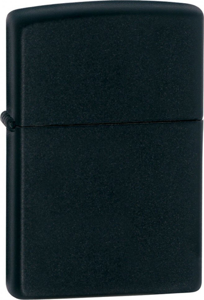 Зажигалка Zippo Plain Black Matte 218