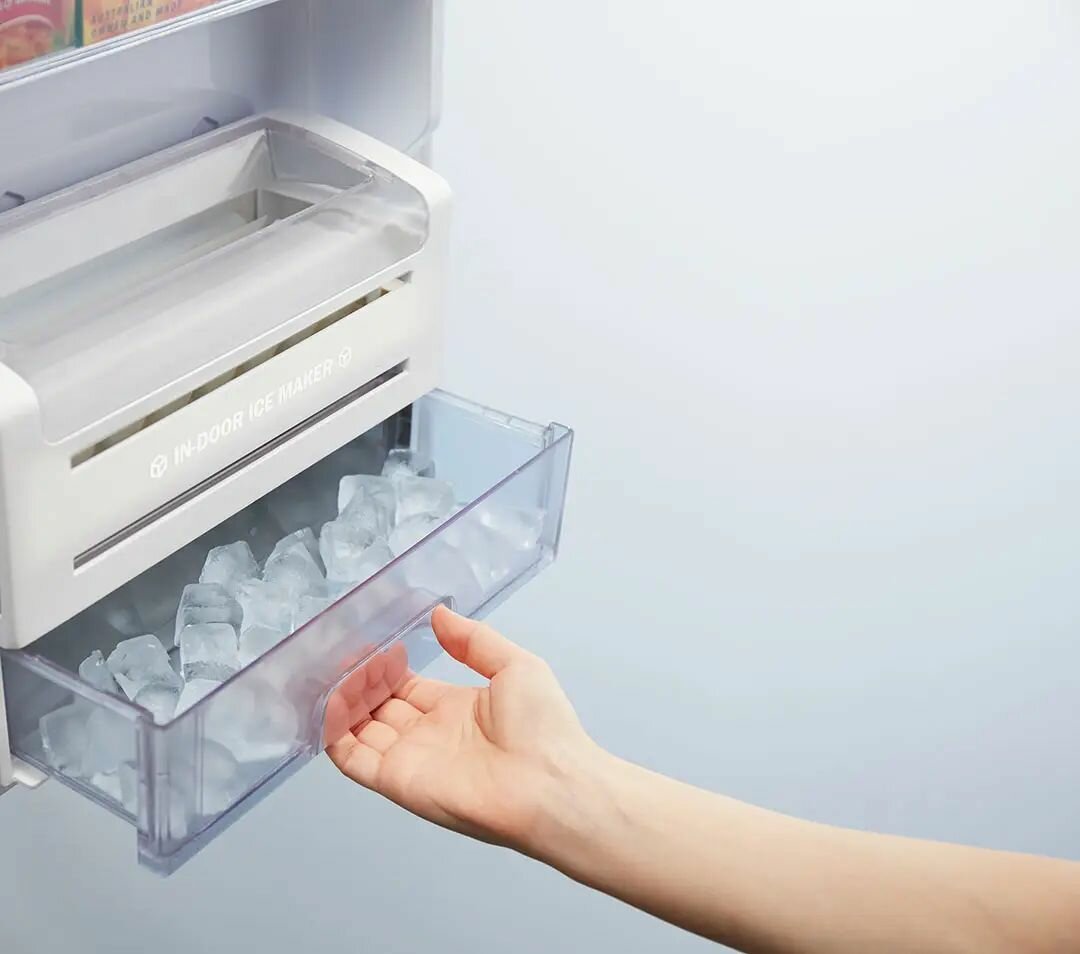 Холодильник с верхней морозильной камерой Широкий Sharp - фото №11