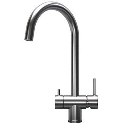 фото Смеситель для кухни Granula Kitchen Space сатин сталь 7104