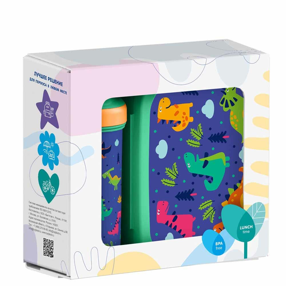 фото Набор посуды Phibo Пластишка, зеленый