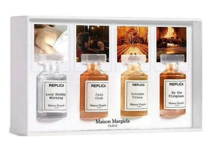 Maison Margiela Replica (u) Mini Set туалетная вода 4 X 7 мл (lazy Sunday Morning + Jazz Club + Autumn Vibes + By The Fireplace)