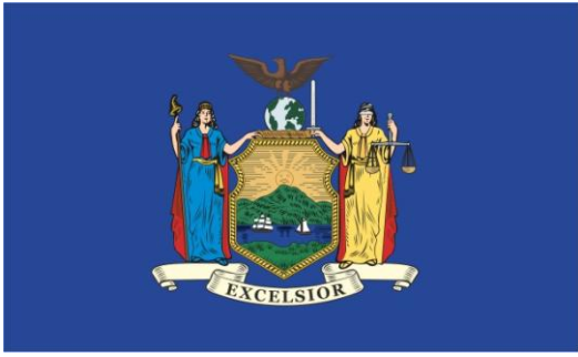 Флаг штата Нью-Йорк (США) 90х135 см