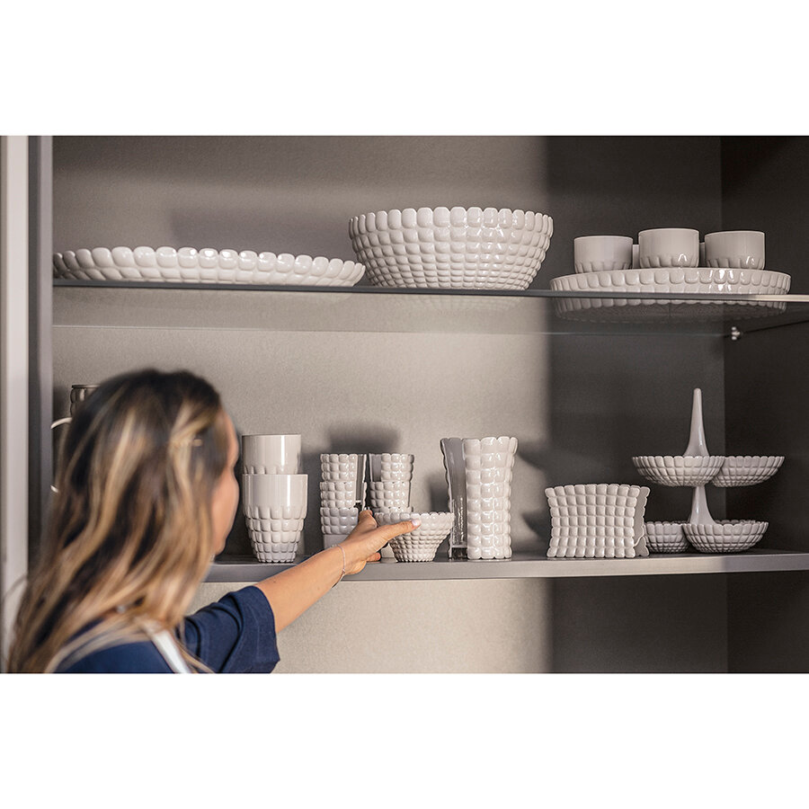 фото Чаша Guzzini Tiffany 300мл, серо-бежевая, пластик