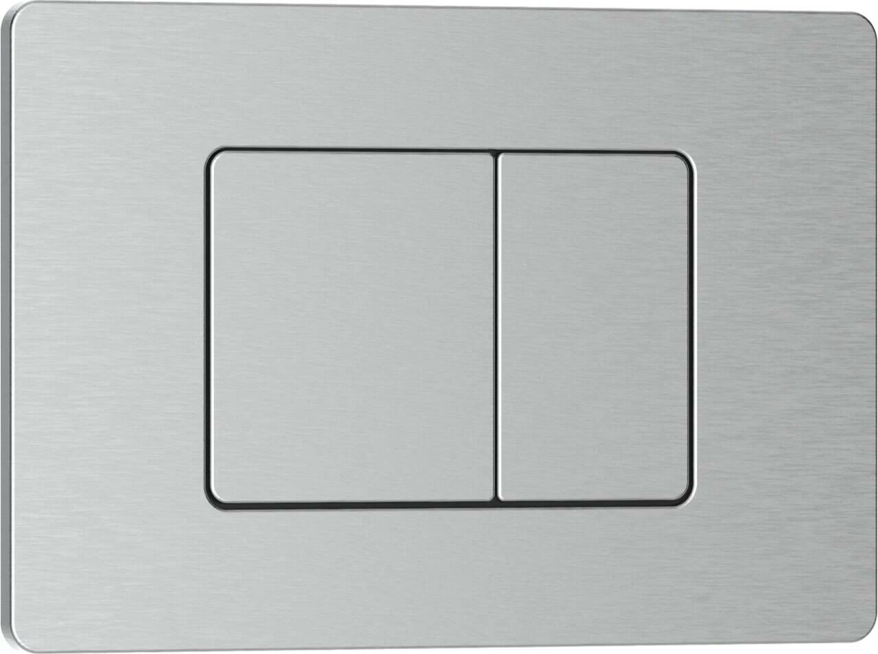 фото Кнопка смыва Iberica Blanca INOX-C 246х165мм хром матовый, нержавеющая сталь (IB.B011.003.002)