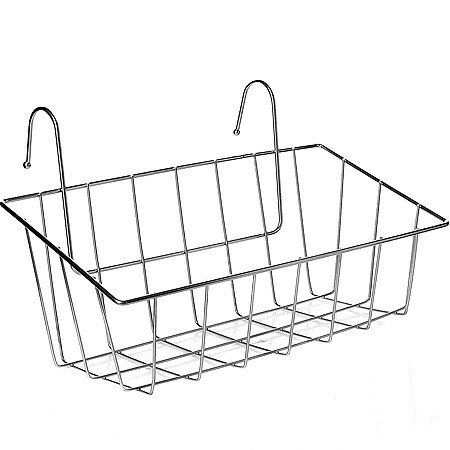 фото АЛТ403С Корзинка на полотенцесушитель 30,5х20х17см металл (х12)