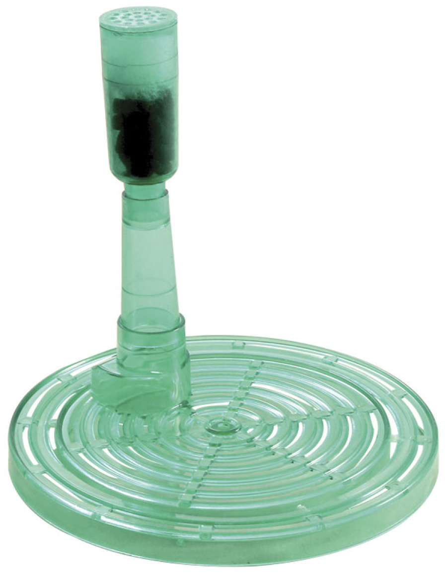 фото Фильтр для аквариума Laguna / Лагуна 04213 внутренний для круглых аквариумов, аэрлифтный биофильтр в пластиковом корпусе, зеленый, для объема 20л / зоотовары