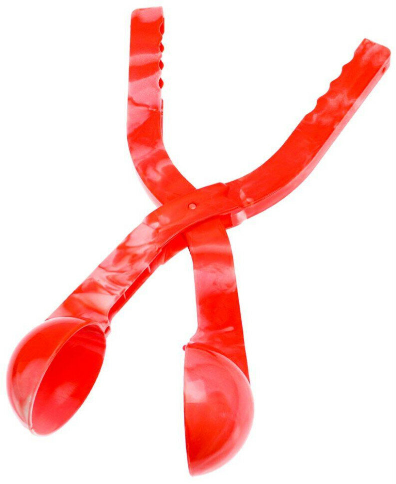Игрушка (рыжий КОТ Форма для снега 360мм "ШАР" с разводами, в сетке, цвет микс СЛ-1561 ПП-00135949)