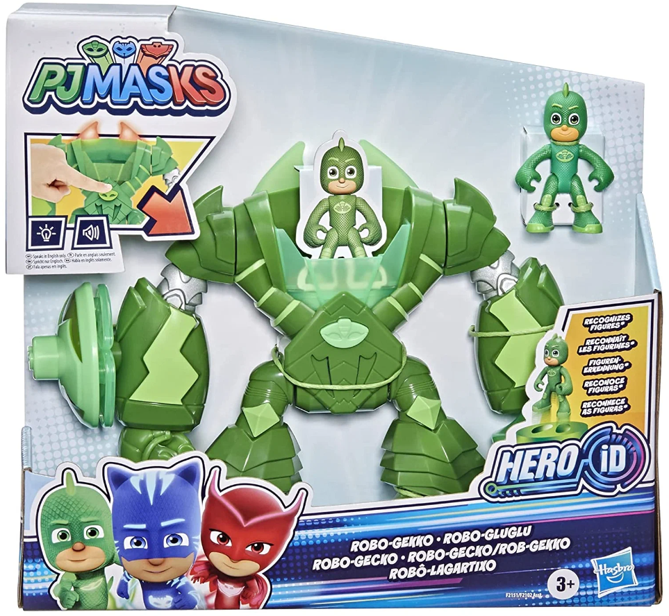 (зеленый) Игровой набор Hasbro PJ Masks Герои в масках Защитный костюм Гекко F21515 (2102)