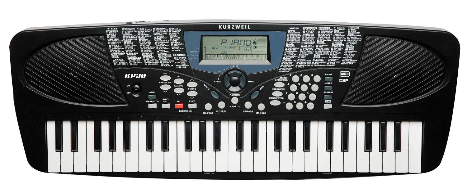 Kurzweil KP30 LB Синтезатор 49 клавиша полифония 32 цвет чёрный