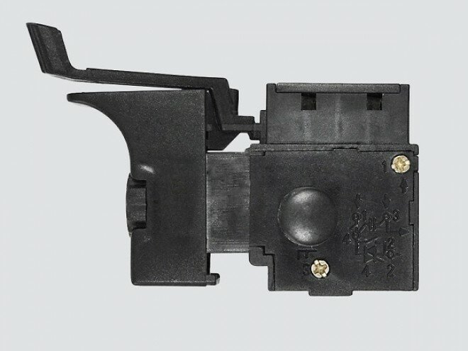 фото Выключатель толстый фисатор, реверс, рег.оборотов для дрели Black&Decker FA2-6/1BEK 4(4 А Titan) 945-147A
