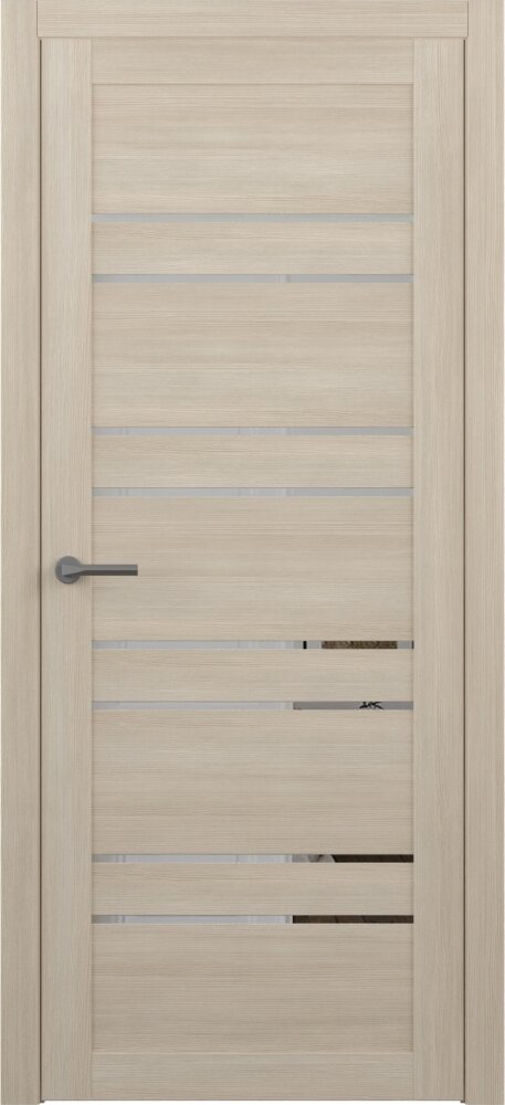 Межкомнатная дверь Albero Дублин покрытие Эко-шпон / ПО Лиственница мокко Зеркало