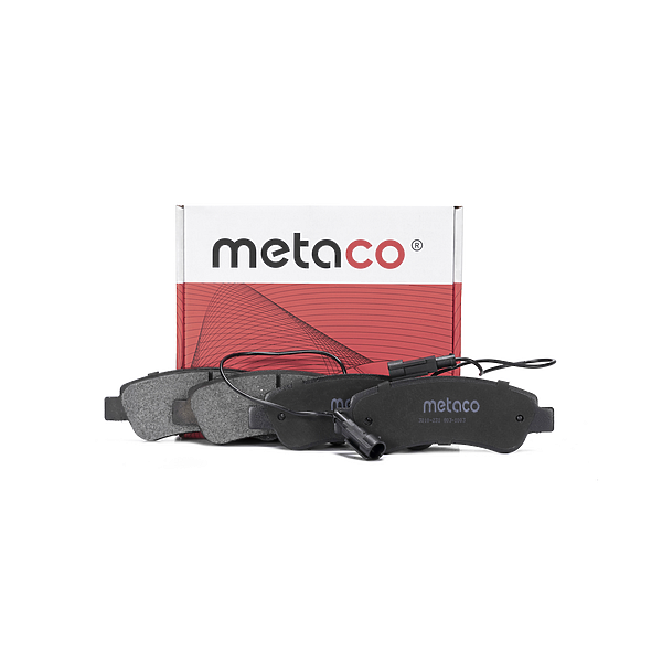 METACO 3010-231 (155253632 / 1614412180 / 1673603480) колодки тормозные задние дисковые к-кт Fiat (Фиат) Ducato (Дукато)