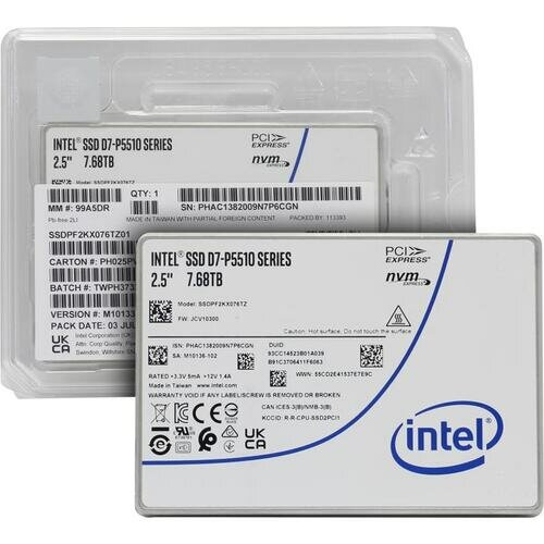 SSD Intel D7-P5510 SSDPF2KX076TZ01