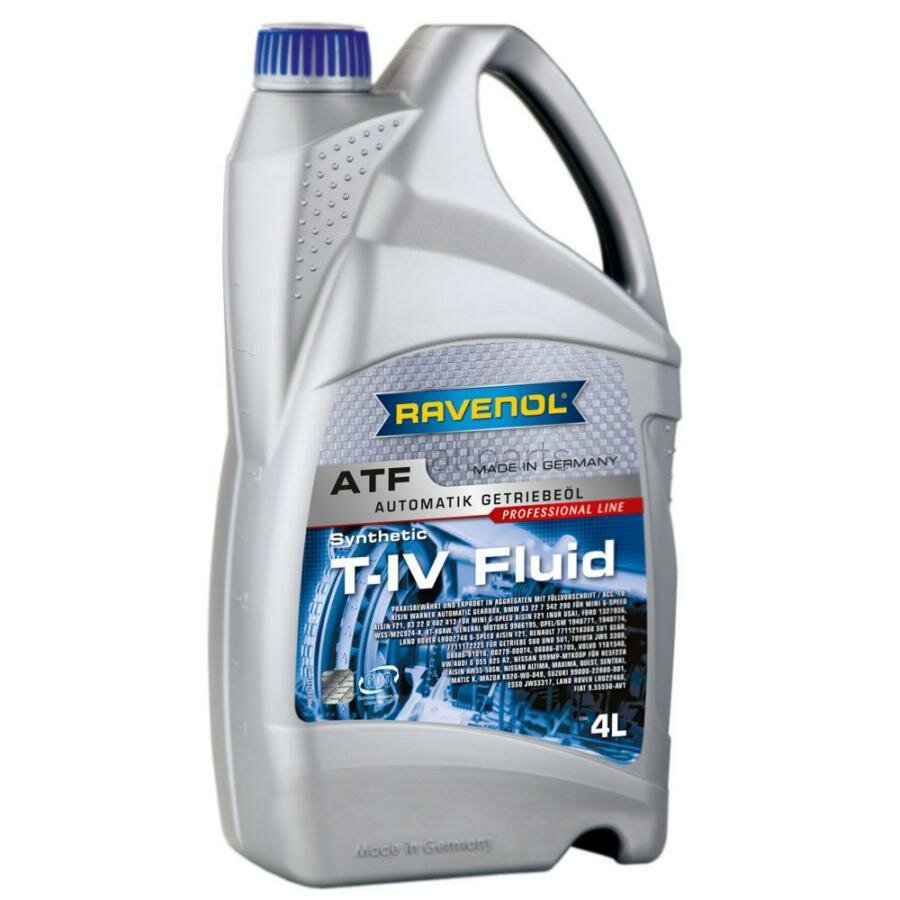 RAVENOL 4014835733091 4L ATF T-IV FLUID NEW трансмиссионное масло