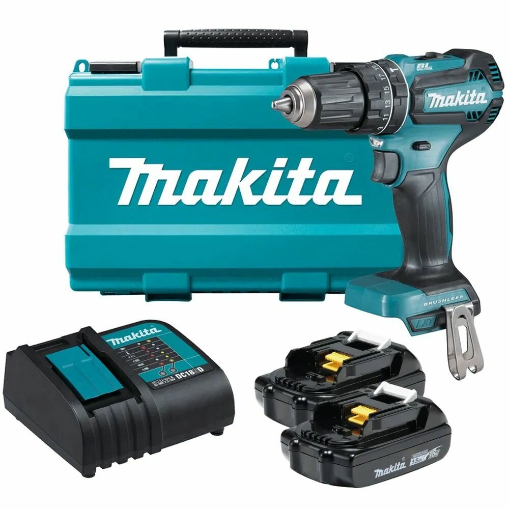 Дрель аккумуляторная ударная MAKITA DHP485SYE