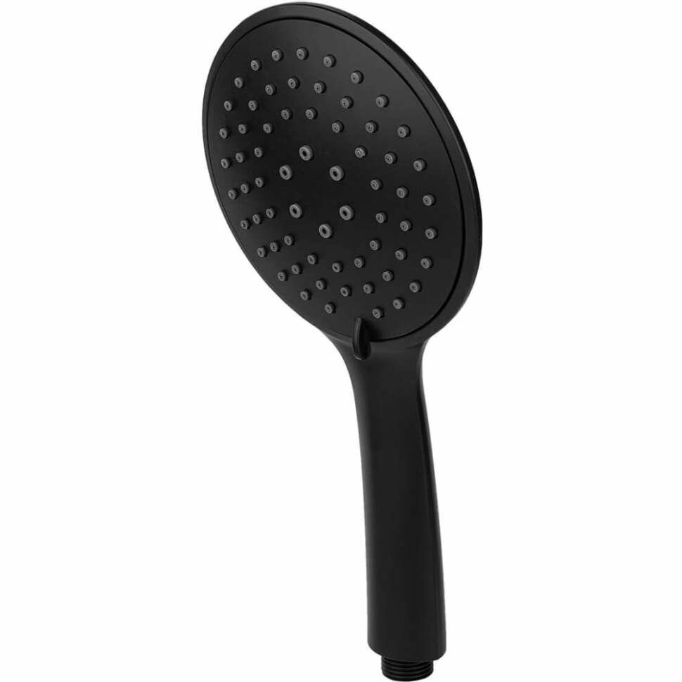 фото Лейка для душа Сантис 460 bl, 3 режима, черная, хедер 039196