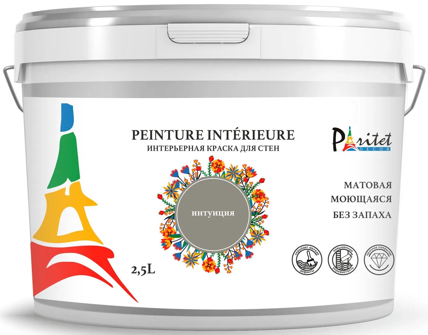 фото Краска интерьерная Paritet цвет интуиция 2.5 л