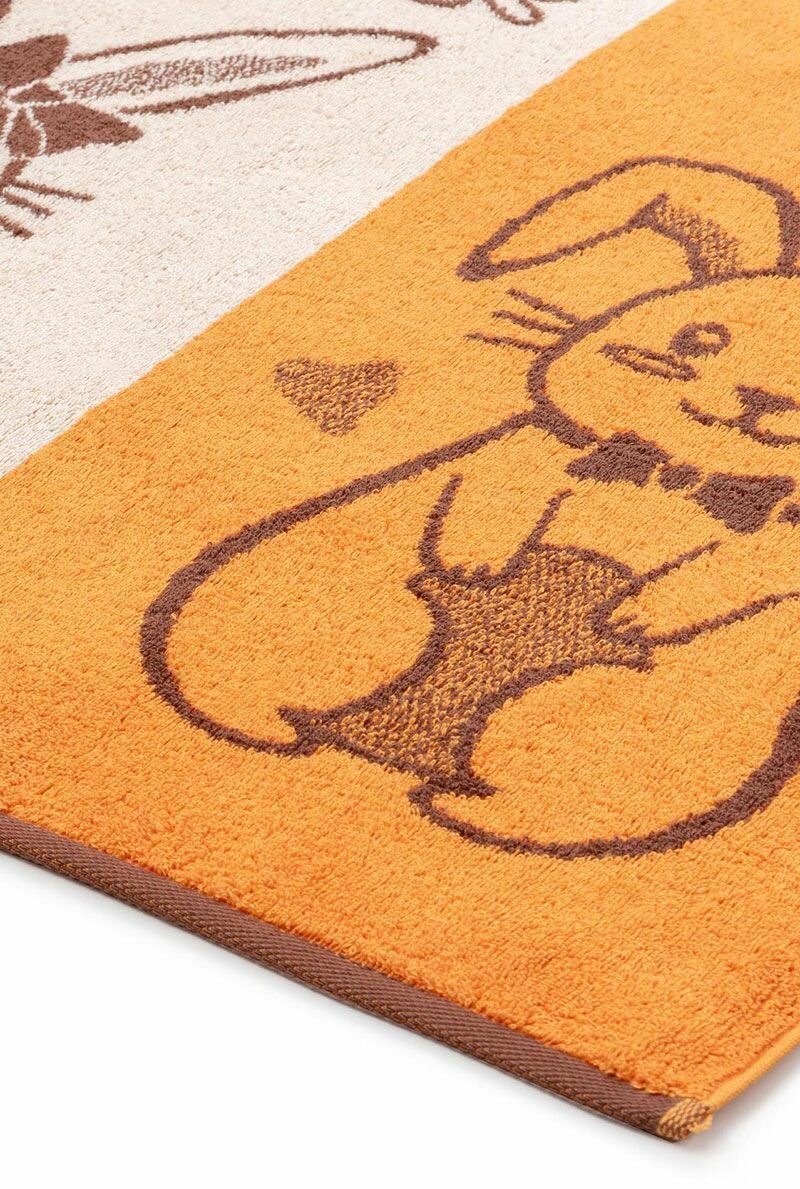 Полотенце махр Cute bunny ПЦ-1202-5726 цв.10000 (100х150) - фотография № 2