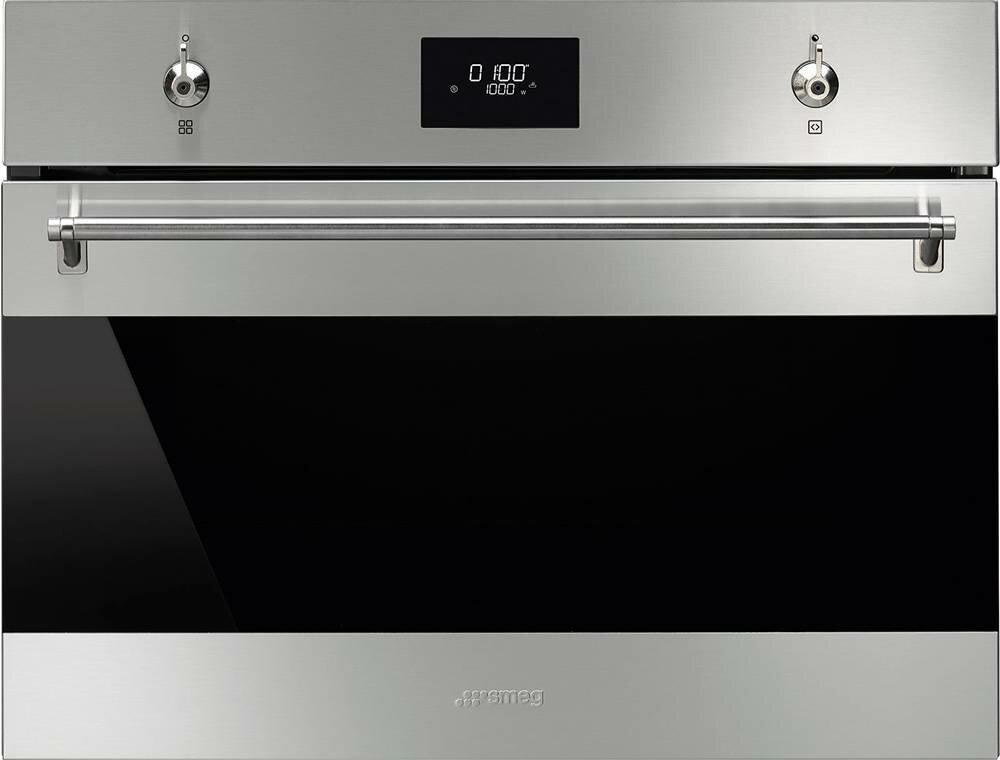 Встраиваемая микроволновая печь Smeg SO4301M0X - фотография № 1