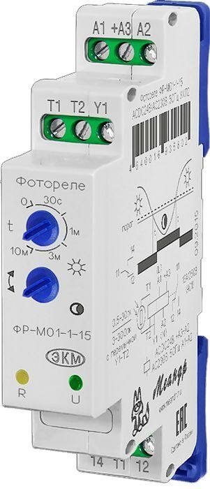 Меандр Фотореле ФР-М01-1-15 ACDC24В/AC230В УХЛ4 с ФД-3-1 Меандр A8302-19911656