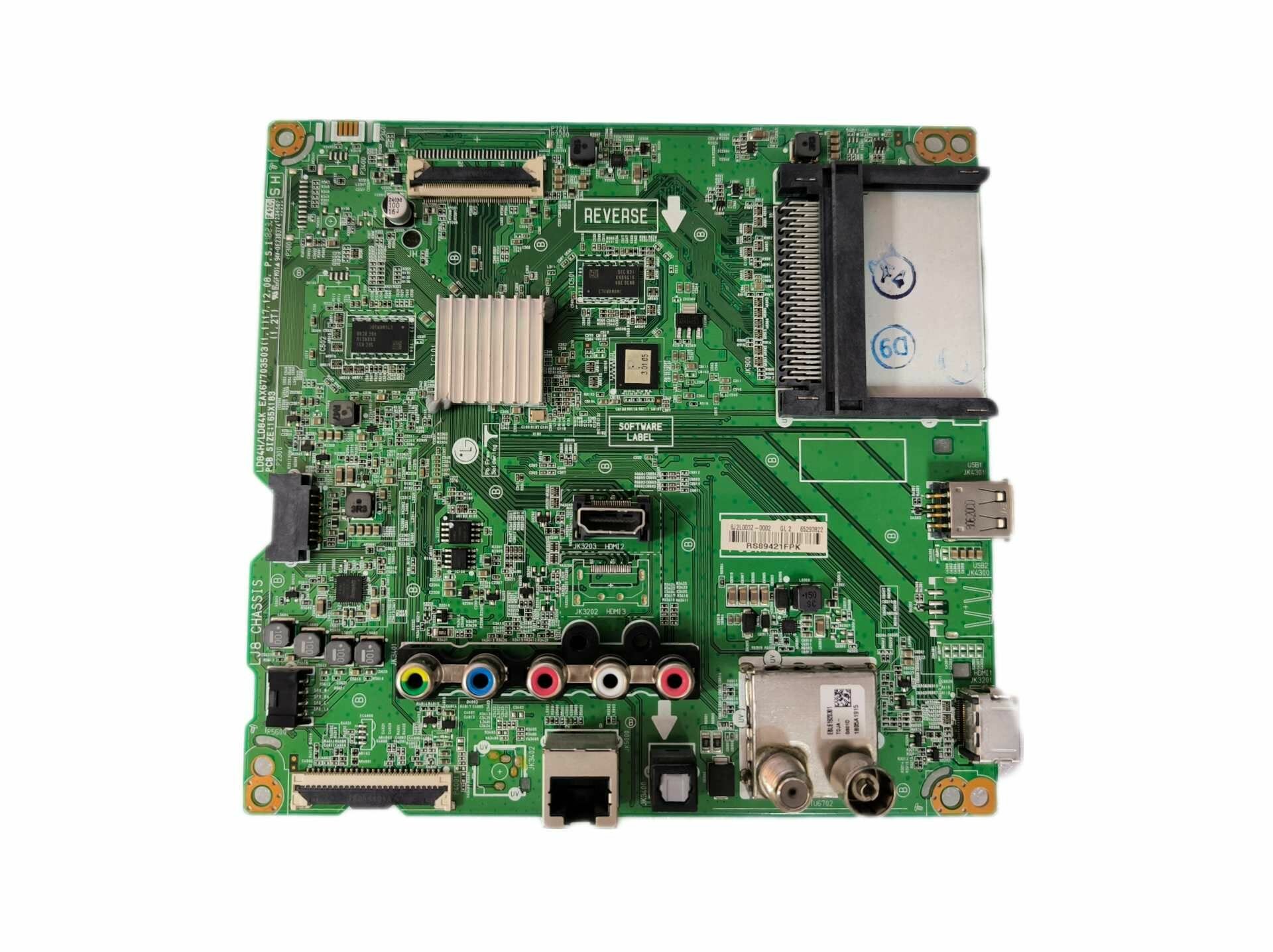 Материнская плата (main board) от телевизора LG 49LK5910PLC / EAX67703503(1.1) EBU65293822