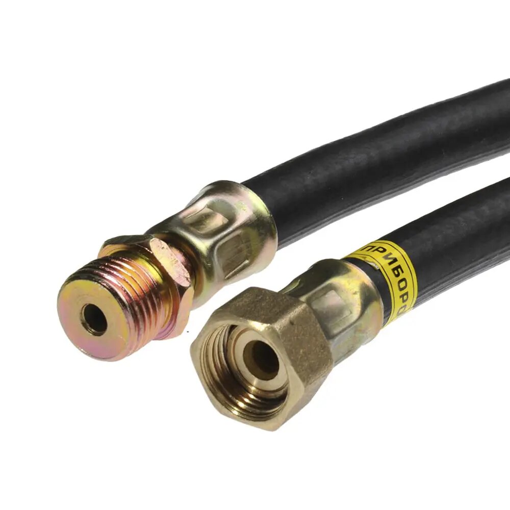 фото Шланг соединительный Русло для бытовых газовых приборов 1/2" внутренняя-наружная резьба 0.87 м