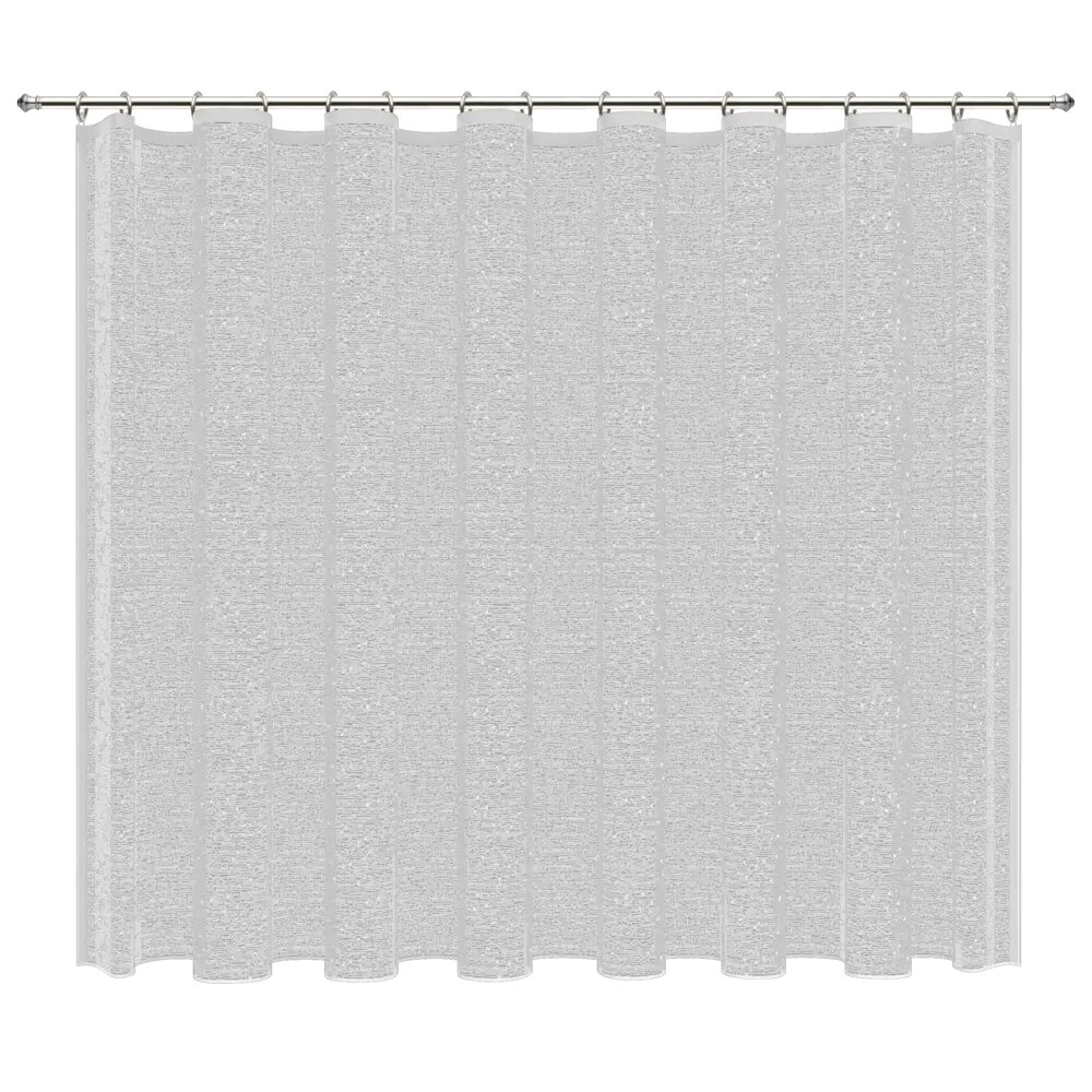 фото Тюль для кухни Радость 170x160 см цвет белый