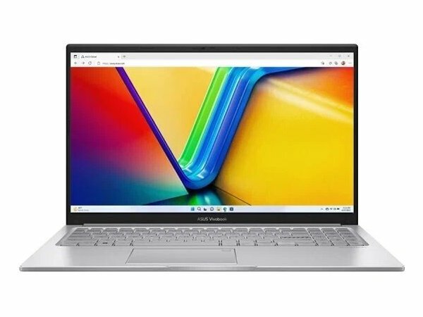 Ноутбук ASUS Vivobook 15 X1504ZA-BQ1104 15.6" (1920x1080) IPS/Intel Core i3-1215U/8ГБ DDR4/512ГБ SSD/UHD Graphics/Без ОС серебристый (90NB1022-M01MB0)