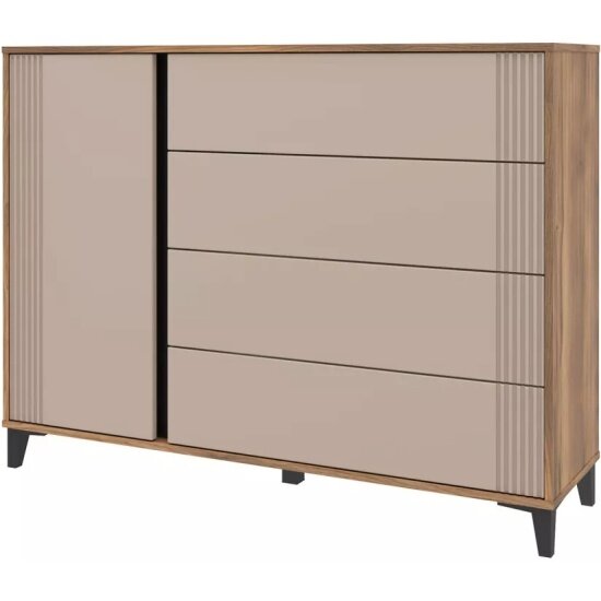 фото Комод Stolline Столлайн Богемия 463.03 Дуб барокко/Бежевый