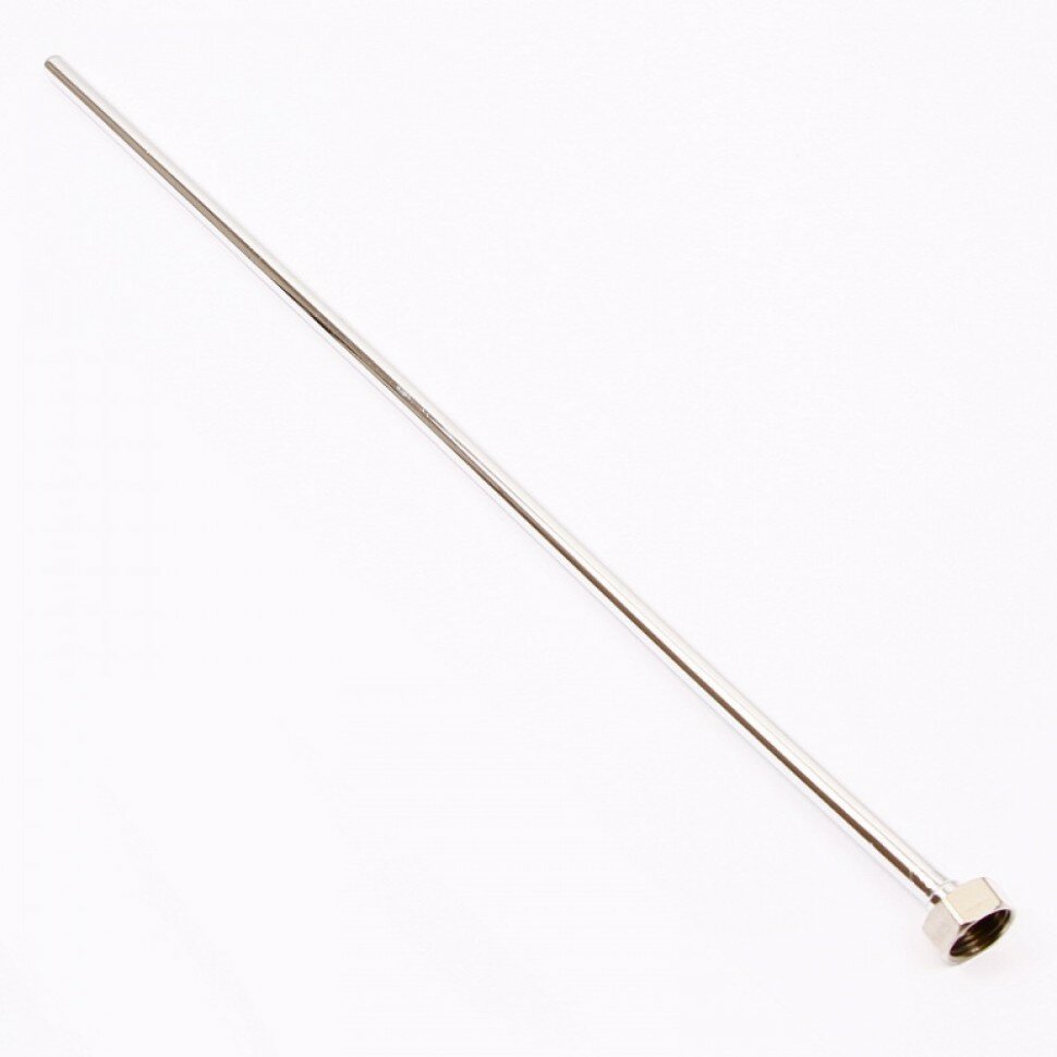 Трубка хромированная 10 мм с накидной гайкой 1/2" 30 см