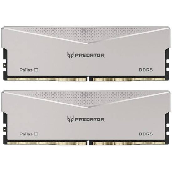 Оперативная память DDR5 Acer Predator Pallas II 32Gb (2x16Gb) 6000Mhz CL32 (32-38-38-76) Silver