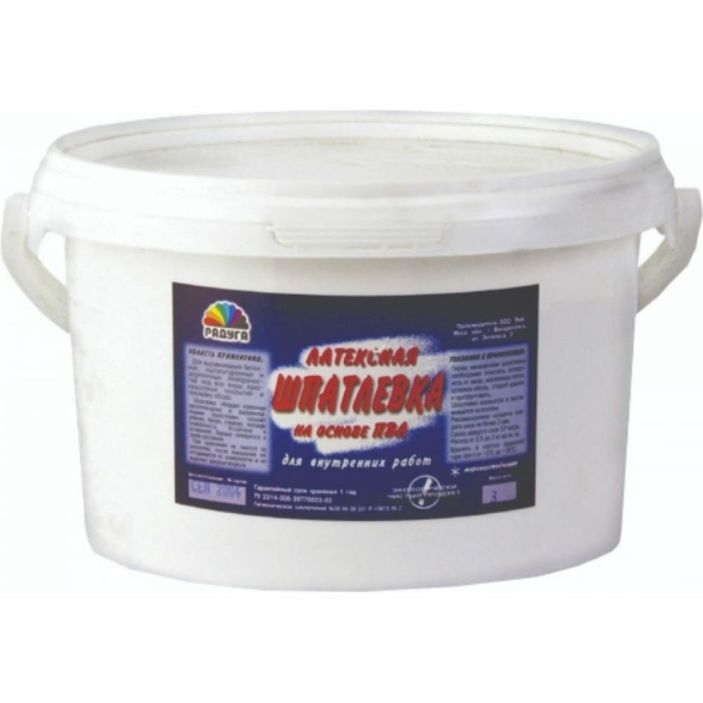 фото Латексная шпатлевка Радуга 7426