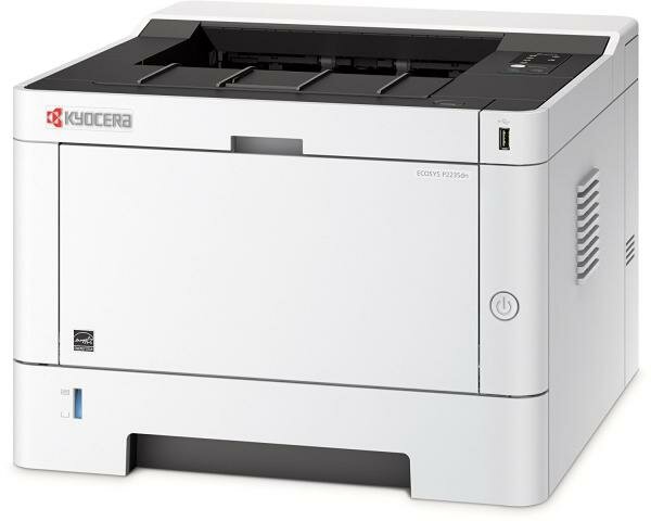 Принтер лазерный KYOCERA ECOSYS P2235dn, ч/б, A4, белый/черный