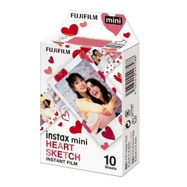 Картридж для камеры Fujifilm Colorfilm Instax Mini 10 pack Hearts