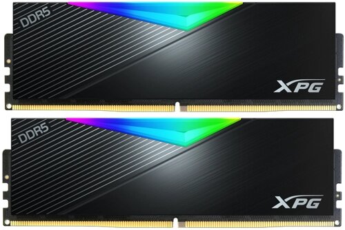 Оперативная память 64Gb DDR5 6000MHz ADATA XPG Lancer RGB (AX5U6000C3032G-DCLARBK) (2x32Gb KIT)